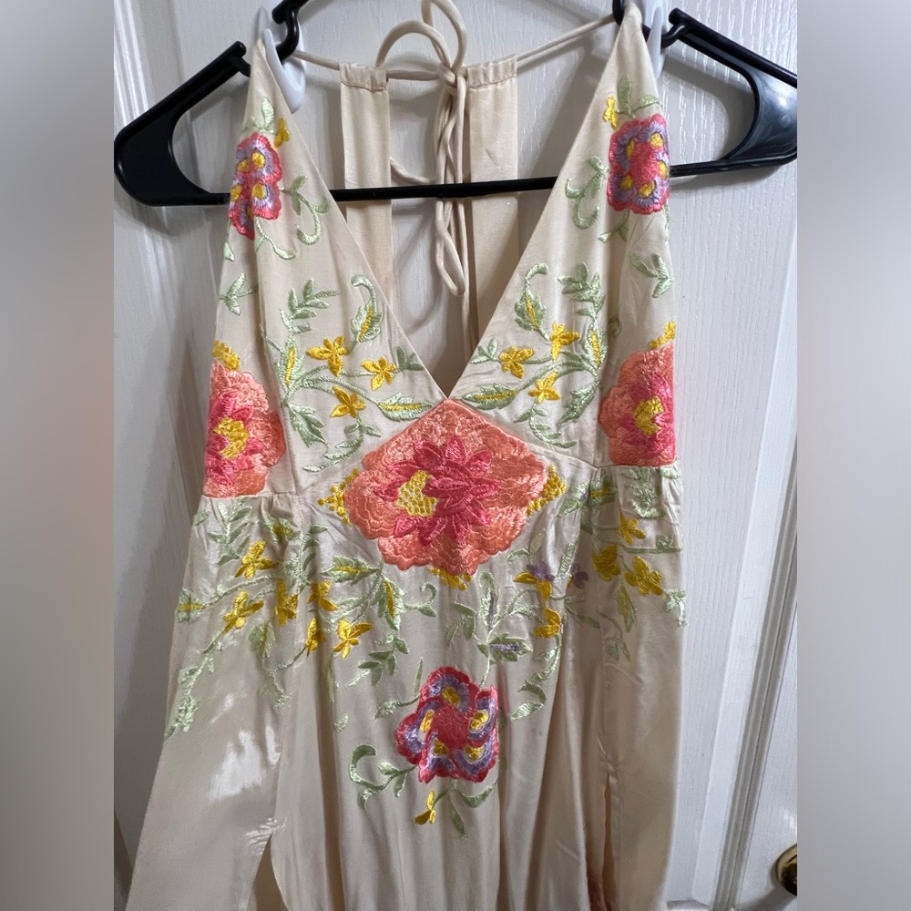 Free people tunic dress floral spring